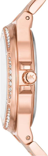 Michael Kors Women's Quartz Stainless Steel Rose Gold Dial 37mm Watch (MK7230)